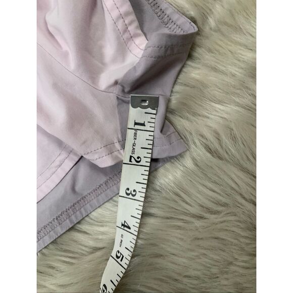 Athleta Girls Running Shorts Inner Liner Zip Pocket Stretch Knit Gym M - Picture 7 of 8